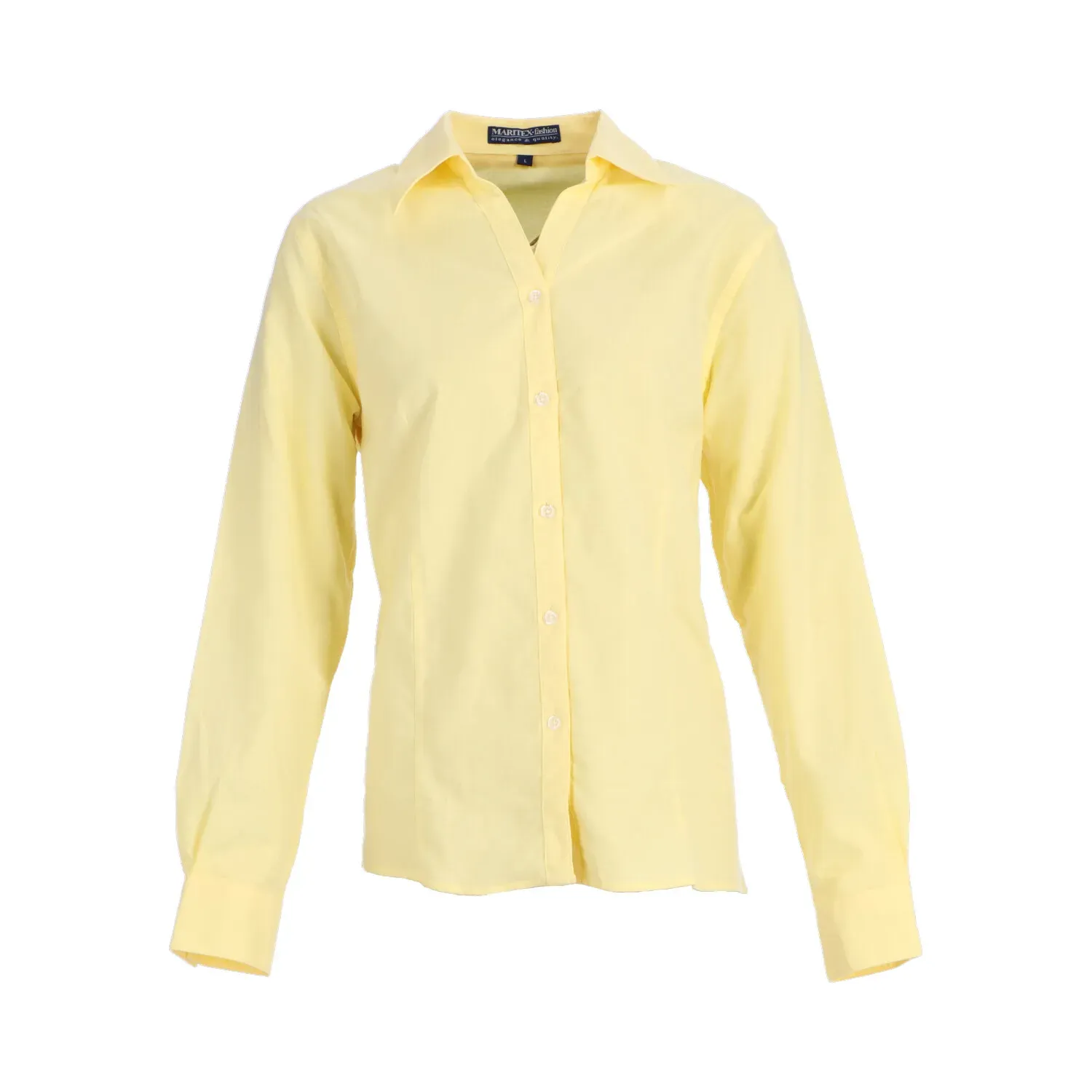 Blusa Oxford Manga Larga 70/30 Mujer